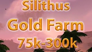 WoW Silithus Gold Farm 75k300k per hr [upl. by Arammat816]