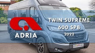 Adria Twin Supreme 600 SPB  2022 [upl. by Clementine]