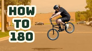 Learn To 180 Your Bike  3 Simple Steps [upl. by Idnak123]