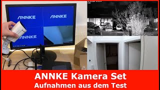 ANNKE 5MP WLAN Überwachungskamera Set Test  Aufnahmen bei Tag und Nacht [upl. by Veats]