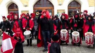 FZ Daugendorf vorm Stadtcafe am Fasnetsdienstag in Riedlingen 2013 1 Video [upl. by Hugon]