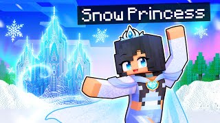 Playing as the SNOW PRINCESS in Minecraft [upl. by Oiciruam169]