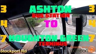 347  Ashton  Haughton Green  Outbound [upl. by Otiragram]