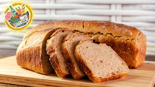 Brot mit Sauerteig in der Kastenform gebacken  Nico Stanitzok [upl. by Gnanmos432]