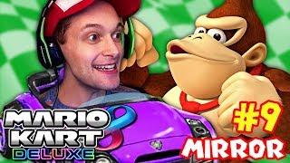 PLAYING FOOTSIE  Mario Kart 8 Deluxe  Leaf Cup Mirror with Donkey Kong  PART 9 [upl. by Imiaj]