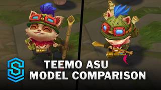 NEW vs OLD Teemo ASU Model Comparison  League of Legends [upl. by Rima135]