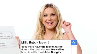 Millie Bobby Brown Answers the Webs Most Searched Questions  WIRED [upl. by Sherar436]