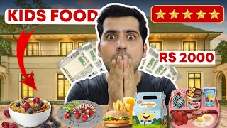 Spending Rs5000 on Kids Menu at Expensive Hotels  Expensive Budget Food Challenge [upl. by Arianna]