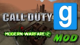 Garrys Mod CoD MW 2 Weapons Mod Showcase [upl. by Anoyek297]