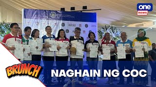 Brunch  Makabayan bloc senatorial bets file COCs [upl. by Akemal]