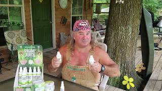 Bruce The Alligator Man Loves SwampJuice AllNatural Bug Repellant [upl. by Rubina]