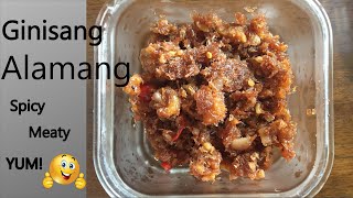 Ginisang Alamang with crispy pork bits Sawsawan at Ulam Na [upl. by Andri]