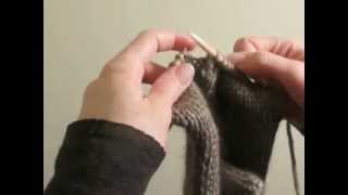 Cours de tricot 15  tricoter des moufles [upl. by Timofei]