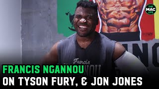 Francis Ngannou quotJon Jones is part of the system that I stood up againstquot [upl. by Luelle]