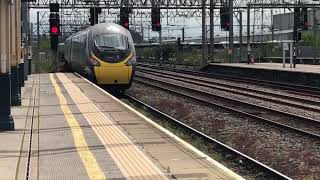 Trains at Crewe West Coast Main Line 140824 [upl. by Ybanrab431]