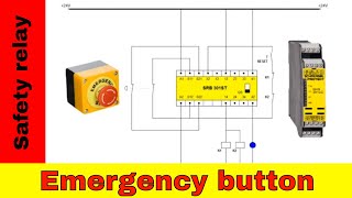 Wiring safety relay SRB301 and emergency stop [upl. by Malim]