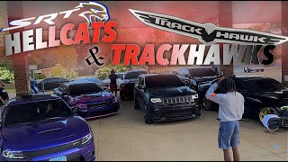 HELLCATS AND TRACKHAWKS CUTTING UP IN TRAFFIC STLOUIS [upl. by Wohlen]