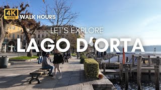 LAGO D’ORTA IN ITALY 4K WALKING TOUR THROUGH A CHARMING LAKESIDE PARADISE [upl. by Dacy60]