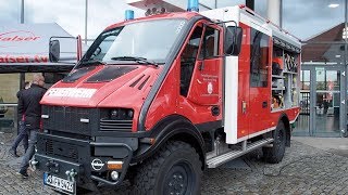 Bremach TRex Feuerwehr 2017 In detail review walkaround Interior Exterior [upl. by Lauraine509]