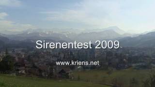 Sirenentest 2009 in Kriens MSL6 [upl. by Toshiko878]