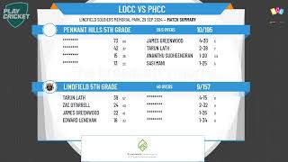 Lindfield 5th Grade v Pennant Hills 5th Grade [upl. by Clorinda]