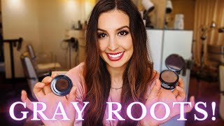 Gray roots Goldwell DualSense Color Revive Root Touch Up Powder  Professional Stylist Review [upl. by Anuqahs483]