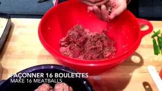 Recette Tupperware facile de Ragoût de boulettes à la marocaine avec quinoa  Marocain meetballs [upl. by Uwton]