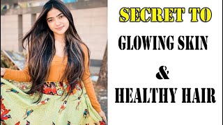 GLOWING SKIN AND HEALTHY HAIR SECRET 🦋 MUSKAN SHARMA  GLINT YOU [upl. by Notnroht]