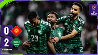 AsianCup2023  Group F  Kyrgyz Republic 0  2 Saudi Arabia [upl. by Ramhaj]