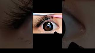 How to apply false Lashes ✨️hackeyelinerforbegi nners shortsytshorts [upl. by Arihsaj360]