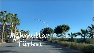 MAHMUTLAR ALANYA Turkey  Driving next to Kleopatra Beach [upl. by Eelibuj]