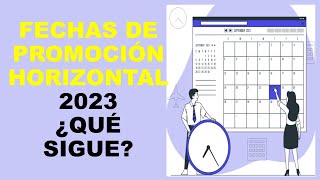 Soy Docente FECHAS DE PROMOCIÓN HORIZONTAL 2023 ¿QUÉ SIGUE [upl. by Holub]