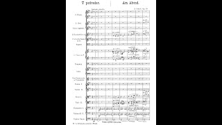 AT TWILIGHT Op39 by Zdeněk Fibich Audio  Full score [upl. by Platas]