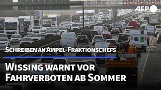 Wissing warnt AmpelKoalition vor Autofahrverboten ab Sommer  AFP [upl. by Belmonte273]