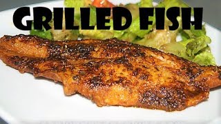 Grilled Fish Recipe in Oven  Fish Fillet  Fish grill [upl. by Ettenoitna]