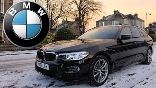 2020 BMW 520d M sport touring G31 Review [upl. by Elawalo]