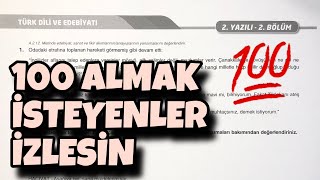 10Sınıf Edebiyat 2Dönem 2Yazılı [upl. by Hakym]