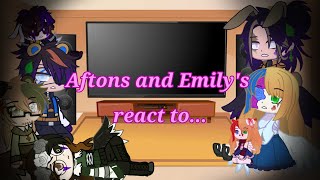 Aftons and Emilys react to Izuku Afton and Katsuki Emily AU [upl. by Otsuaf]