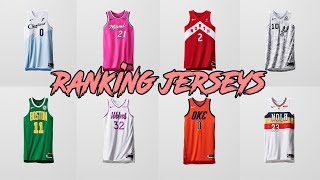 RANKING ALL THE NEW NBA EARNED JERSEYS [upl. by Krenek]