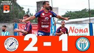 Deportivo Merlo 21 Argentino de Merlo  Primera División B  Fecha 5 Apertura [upl. by Akinam62]