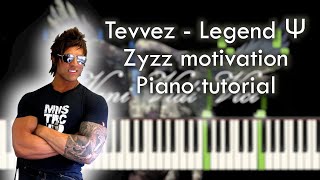 ZYZZ 🔱  Legend  Tevvez  FREE sheets  Разбор  Ноты Бесплатно [upl. by Ydnak]