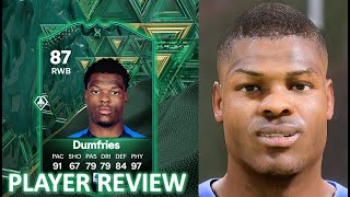 MERRY CHRISTMAS🎅 87 EVOLUTIONS Dumfries Player review  FC 24 Ultimate Team [upl. by Ayanaj347]