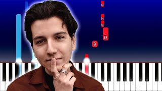 Anson Seabra  Trying My Best Piano Tutorial [upl. by Aniryt914]