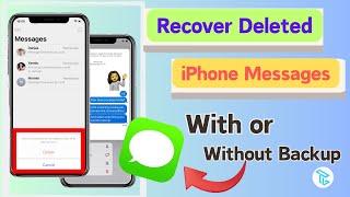 How to Recover Deleted Text Messages amp iMessages on iPhone  Without Backup  All iOS [upl. by Leterg]