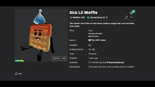 Sniping Sick Lil Waffle 192 FREE LIMITED JOIN AND CLAIM [upl. by Quarta]