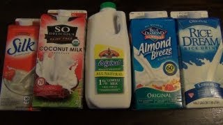 A Blind Tasting of Milk vs Milk Substitutes [upl. by Iilek]