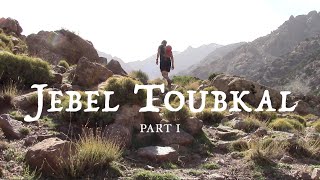 Trekking Morocco Climbing Jebel Toubkal  Part 1 [upl. by Yeffej276]