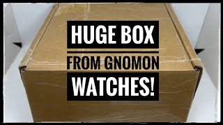 Ordered a watch from Gnomon and they sent me this huge box [upl. by Marilee20]