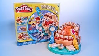 DibusYmas PlayDoh Doctor Drill N Fill Dentist Playset Playdo by Unboxingsurpriseegg [upl. by Anaehr]