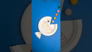 Easy Fish Craft from paper plate New Creative Craft ideas fish trending diy craft artandcraft [upl. by Anelhtak]